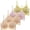 T, variant on Women's Bra Set 4-Piece Sheer Mesh Seamless Bralette Supportive Anti-Sagging Sleep Bra - A/B/C/D/E/F/G/H/I/J/K/L/M/N/O/P/Q/R/S/T/U/V/W/X/Y/Z - M/L/XL/XXL/XXXL/XXXXL (U | M)