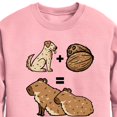 thumbnail image 2 of Instant Message - Gamer - Dog + Coconut - Toddler & Youth Crewneck Fleece Sweatshirt, 2 of 5