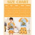 thumbnail image 6 of Fiodrimy Boys Pajamas Toddler Boys Summer Pajamas Dinosaur 2 Piece Short Sleeves Boy Pjs Kids Sleepwear Size 3-8 Years, 6 of 7