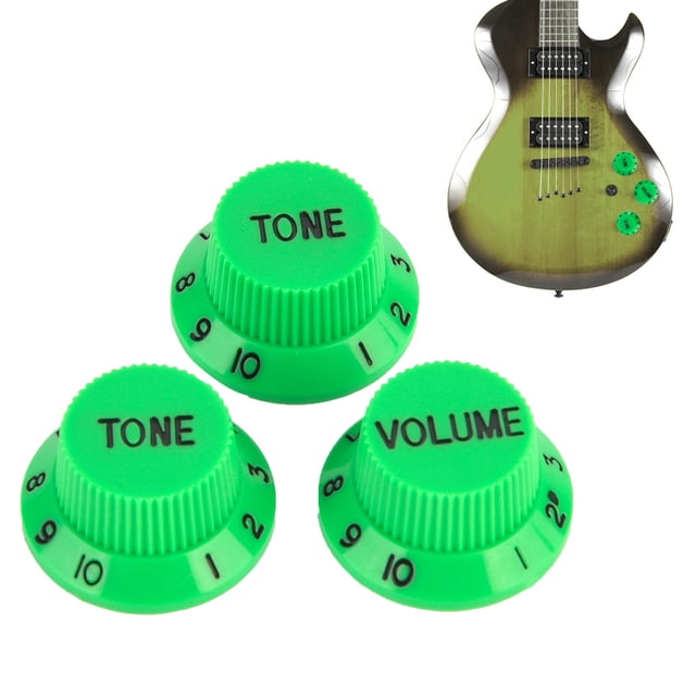 Guitar Tone Control Knobs, Easy To Install Guitar Volume Control Knobs, Durable Wear-Resistant For Guitar Instrument Lovers Bands Guitar Repair Master