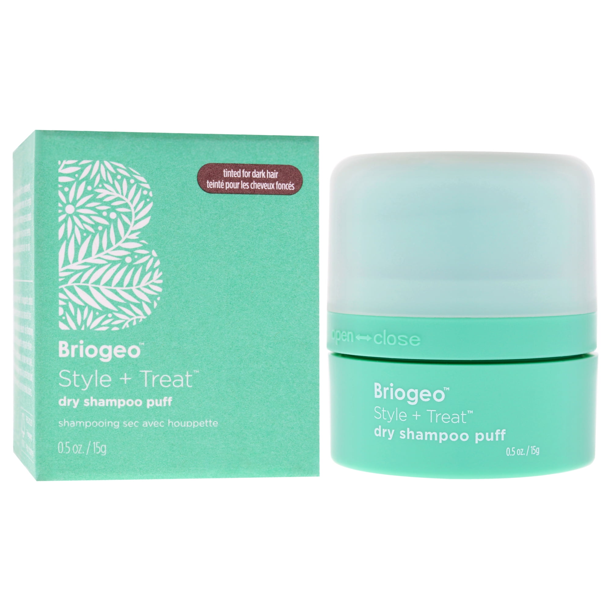 Briogeo Style Plus Treat Dry Shampoo Puff Mattifying Powder - Tinted , 0.5 oz Dry Shampoo