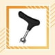 thumbnail image 4 of Sonducket Llave de puntas de Golf, mango de plástico y Metal, zapatos de mantenimiento, carraca fácil de llevar, puntas de zapatos con recubrimiento en Golf Sonducket OD030041-01, 4 of 6