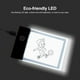 thumbnail image 3 of Super Mini Almohadilla de luz LED Caja de luz ultrafina Alimentado por USB Brillo regulable Artcraft Abanopi Almohadilla de luz, 3 of 7