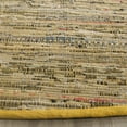 thumbnail image 3 of Safavieh Rag 4' Round Hand Woven Cotton Rug in Yellow, 3 of 3
