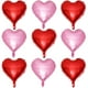thumbnail image 1 of Globos LHOAVWE en forma de corazón, 18 pulgadas, rojos, paquete de 10, 1 of 7