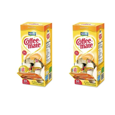 Nestle Coffee-mate Liquid Creamer Singles, Hazelnut (50 ct.) pack of 2