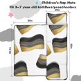 thumbnail image 5 of Grey and Gold Marble Pattern Teens Toddler Nap Mat with Pillow, Sleeping Mat Bag for Preschool Daycare 60"x20", 5 of 6