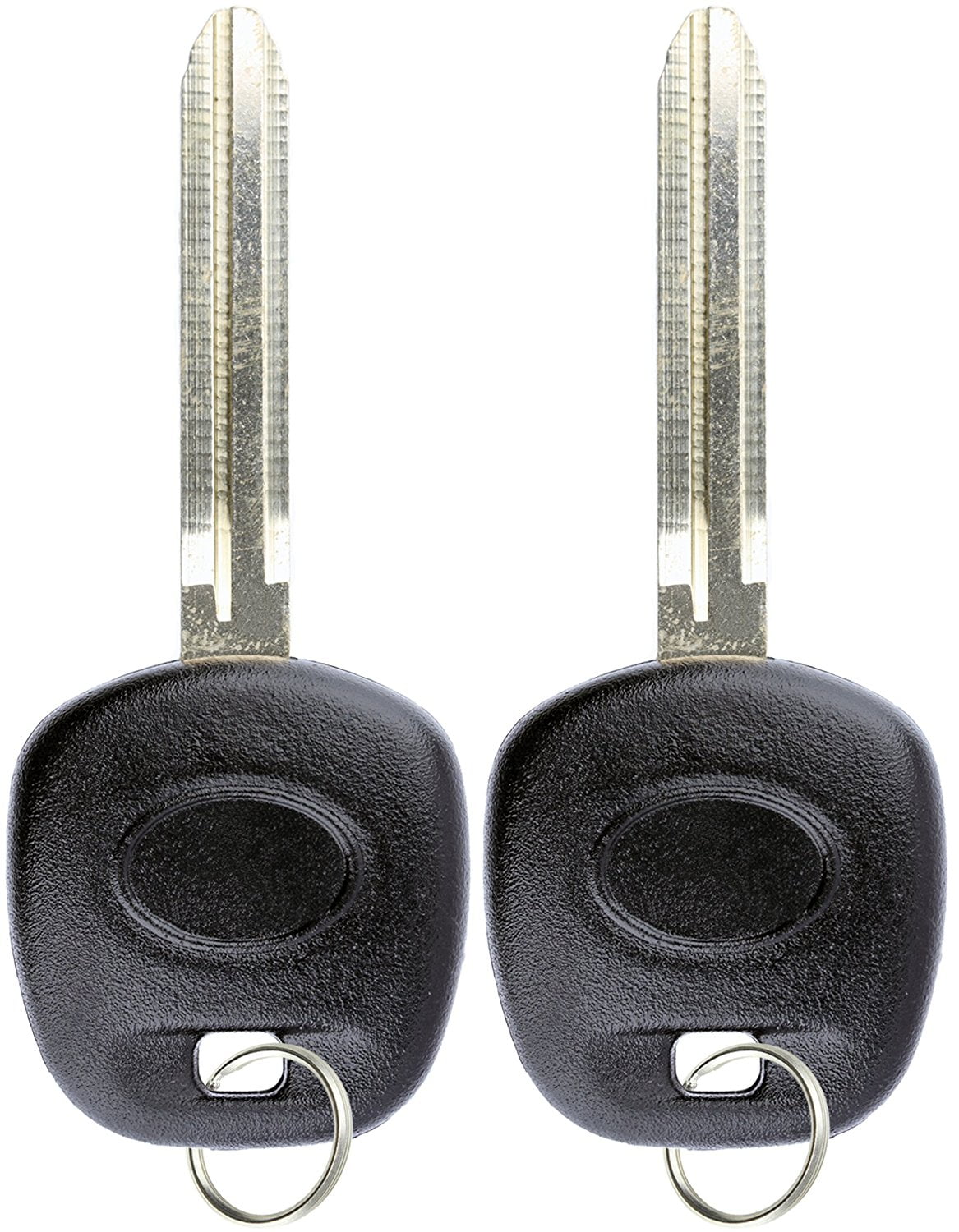 2 PACK KeylessOption Replacement Uncut Ignition Chipped Key Transponder