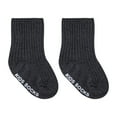 thumbnail image 1 of xiaxaixu Boy Girl Knit Socks Solid Color Letter Ankle Length Breathable Socks, 1 of 7