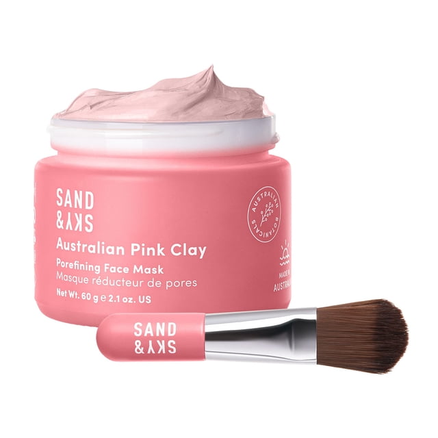 Mascarilla facial Sand & Sky Australian Pink Clay Porrefining