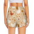 thumbnail image 4 of Goofa Autumn and Thanksgiving Printed Women 2 in 1 Running Shorts,Quick Dry Athletic Workout Shorts,High Waisted Athletic Shorts with Liner Pockets-Small, 4 of 9