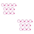 thumbnail image 4 of Cateissary Anillos fijos Sellado de tuberías Lazos para bolsas de pastelería Utensilios para hornear para fondant de caramelo 10 piezas rosa 2Conjunto, 4 of 6
