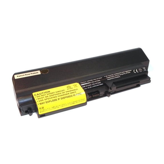 P Premium Power Products Laptop Battery Replaces Lenovo 43R2499 for Lenovo ThinkPad R400, R61, R61i, T400, T61