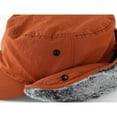 thumbnail image 5 of Holzlrgus Mens Winter Hat with Brim Warm Earflaps Hat Faux Fur Baseball Cap, 5 of 7