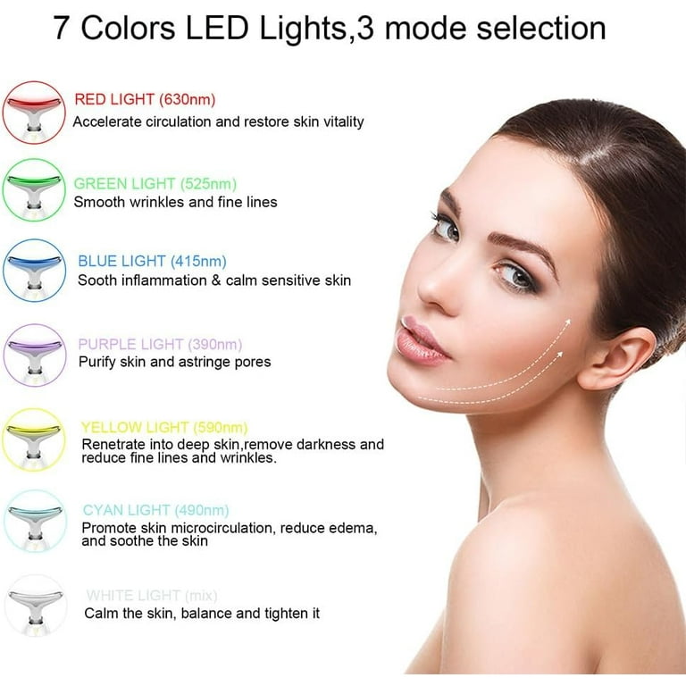 7 Color Face and Neck Massager