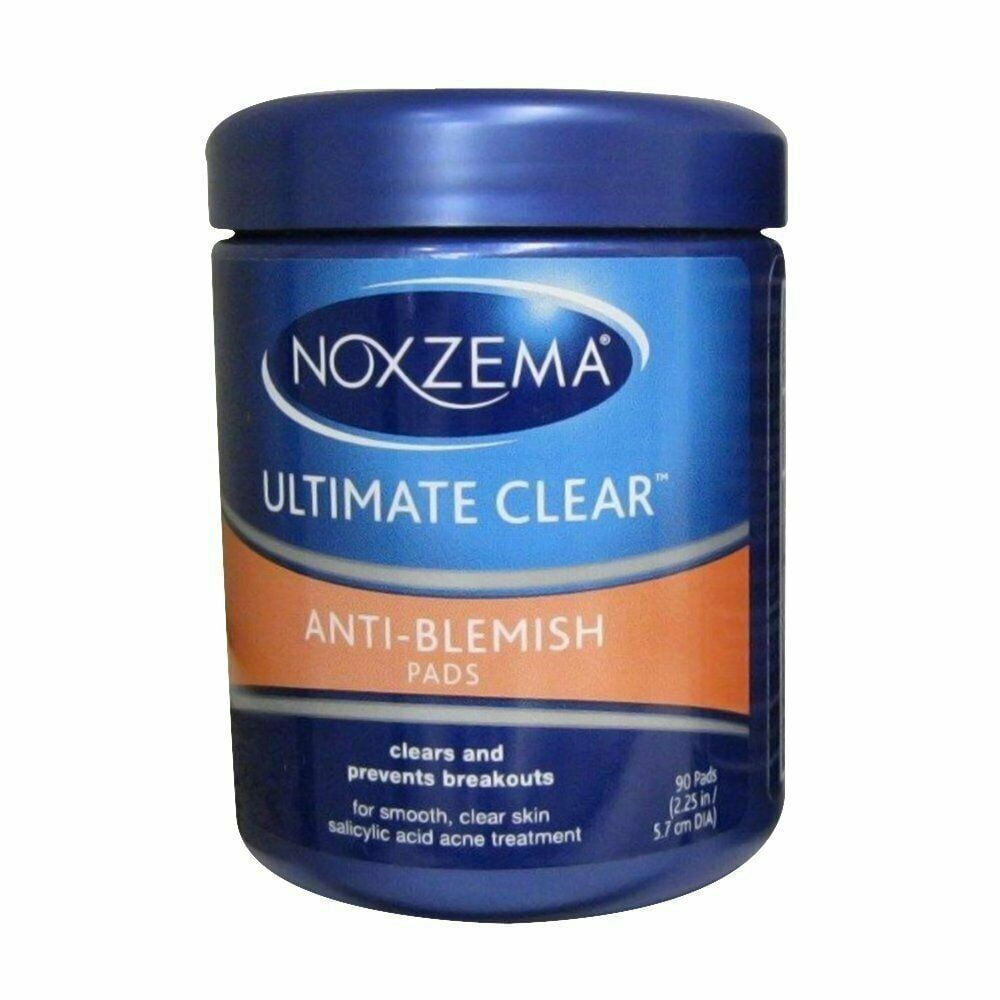 Noxzema Ultimate Clears Anti-Blemish Pad Prevents Breakouts 90 ct, 2-Pack