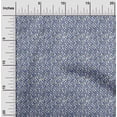 thumbnail image 2 of oneOone Rayon Medium Blue Fabric Floral Craft Projects Decor Fabric Printed By The Yard 56 Inch Wide, 2 of 4