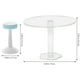 thumbnail image 2 of KAKOWELY 1 juego de mesa de comedor en miniatura, silla, muebles de plástico, modelo de casa pequeña., 2 of 4