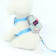 thumbnail image 6 of Floral Pattern Harness Leash Set Double Strong Buckle, Fully Wrap - Strong Bearing Medium Large Dog Lead - Walking Running Chest Strap for Outdoor, 6 of 8