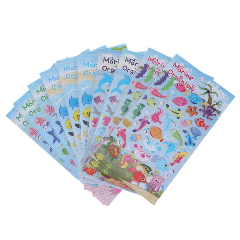 3D puffy stickers