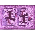 thumbnail image 1 of Ahgly Company Indoor Rectangle Persian Purple Traditional Area Rugs, 5' x 7', 1 of 4
