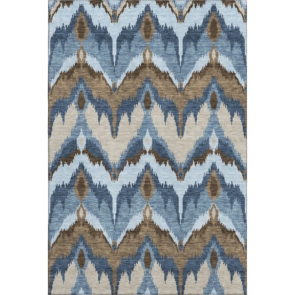 Dalyn Rugs Premium Machine Washable Mayfield AMF743 Blue 3' x 5' Rug