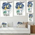 thumbnail image 4 of Designart Cute Christmas Llama Children's Art Canvas Wall Art, 4 of 4