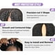 thumbnail image 5 of Peluca OQ Hair, pelo humano, liso y rizado, parte en V, 180% de densidad, 22 pulgadas, 5 of 7