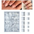 thumbnail image 4 of Puntas de uñas francesas cuadradas de 200 piezas Strade Fareast Limited Colección Timeless Elegance 2 piezas, 4 of 8