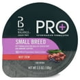 thumbnail image 2 of (6 pack) Pure Balance Pro+ Small Breed Beef Stew Wet Dog Food, 3.5 oz Cup, 2 of 10