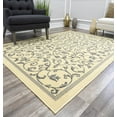 thumbnail image 3 of Belfort BM20C Vines Ivory scroll Transitional ivory Area Rug, 9'x12', 3 of 5