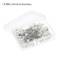 thumbnail image 3 of Uxcell Pearlized Sewing Pins Ball Head Needle Straight Quilting Pin, White 2 Set, 3 of 5