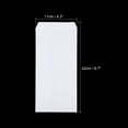 thumbnail image 2 of Unique Bargains 5 Enveloppes de Pièces de Rangement pour Petits Objets Auto-Scellants, Blanc Lot de 50, 2 of 5