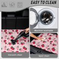 thumbnail image 5 of XYZCANDO Strawberry Daisy Car Trunk Mat 29" x 39", All-Weather Washable Cargo Liner with Non-Slip Backing, Easy-Clean Stitched Edge Protector for SUVs, Sedans and Trucks, 5 of 7