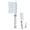 Blue, variant on Wide Tooth Comb for Curly, Detangling Comb with Double Row Wavy Tooth and Ergonomic Handle for Long/Thick Dry/Wet Hair for Women/Girl without Straighten the Curl Hair Style