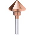 thumbnail image 1 of 3 Flutes Countersink Drill Bit 50mm HSS Metal Hole Drilling Tool 90 Degree HSS Chamfering Tool, 1 of 5
