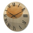 thumbnail image 3 of Designart 'Elementary Forms in Minimal Geometric Compostions XXXIII' Modern Wood Wall Clock, 3 of 5
