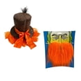 thumbnail image 4 of Sombrero de Fiesta Jinwen Naranja Disfraz de Pirata Mujer, 4 of 8