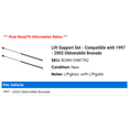 thumbnail image 2 of Lift Support Set - Compatible with 1997 - 2002 Oldsmobile Bravada 1998 1999 2000 2001, 2 of 2