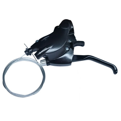 DONSP1986 Shifter Brake Lever 3 Speed(Left Side) and Brake Cable-Mountain Bike