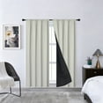 thumbnail image 5 of Light-Blocking Polyester Curtains | Rod Pocket | Sun-Blocking Heat-Insulating Soundproof for Living Room or Bedroom | Multiple Colors | 200x100cm | 1 Panel, 5 of 6