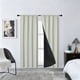 thumbnail image 5 of Cortinas Opacas de Poliéster Pongee con Barra | Beige | 200X100Cm | Aislantes Térmicas y Acústicas | 1 Unidad, 5 of 6
