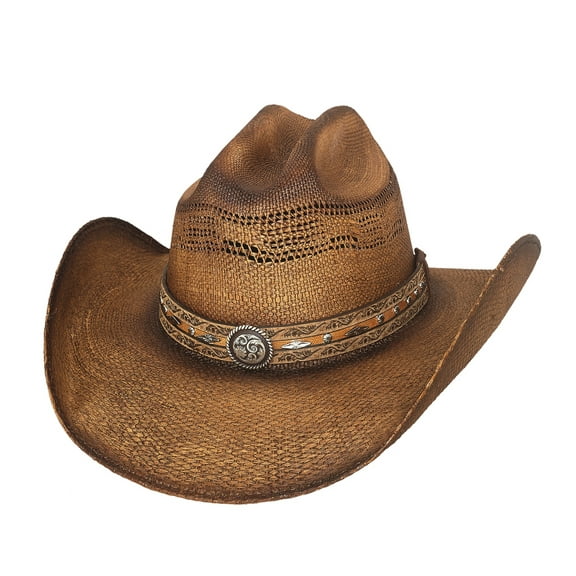 Bullhide Corral Dust- Straw Cowboy Hat X-Large Brown