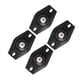 thumbnail image 3 of Polea de pasta Polea universal Polea de rueda Polea de caja de autoalmacenamiento de bajo ruido Negro, 3 of 7