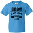 thumbnail image 3 of Inktastic Oregon Awesome Since 1859 Youth T-Shirt, 3 of 5