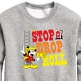 thumbnail image 3 of Disney - Firefighter Mickey - Stop, Drop, & Roll - Toddler & Youth Crewneck Fleece Sweatshirt, 3 of 5