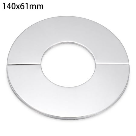 

New Chrome Wall Flange Flange Cover Pipe Wall Covers Faucet Decorative Cover Faucet Accessories Faucet Decor 140X61MM