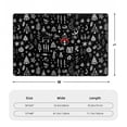 thumbnail image 4 of XMXT Non-Slip Area Rug, Christmas Style Line Illustration Polyester Rugs for Living Room, 72 x 48 inches, 4 of 9