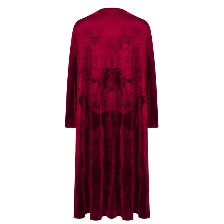 Women's Velvet Homecoming Dresses Fall Winter Long Sleeve Flowy Cocktail  Party Long Maxi Dress Casual Loose Crewneck Pleated A Line Holiday Dress  with Pockets - Walmart.com
