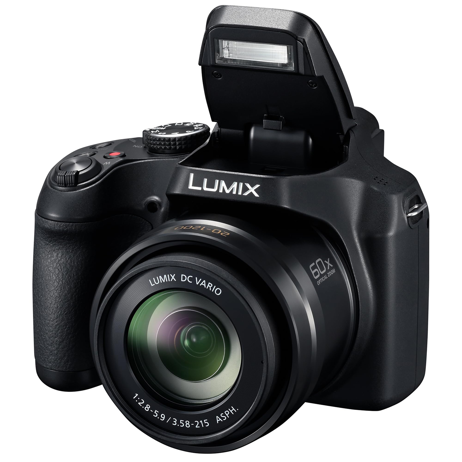 Panasonic LUMIX FZ80D Point and Shoot Digital Camera with Wide-Angle Lens, 18.1 MP, SDHC, SDXC, Secure Digital